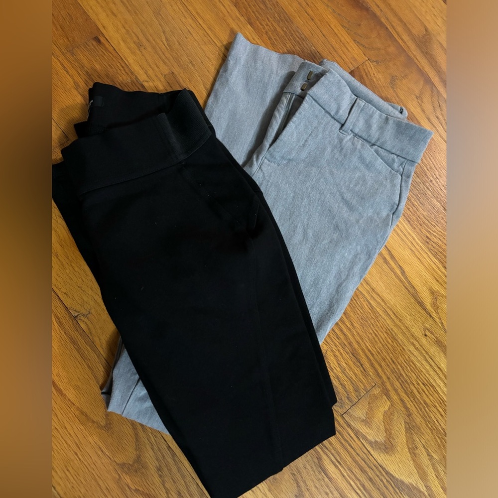 Lot of 2 - Vera Wang Ponte (XS) - Old Navy High Waist Pixie (0)